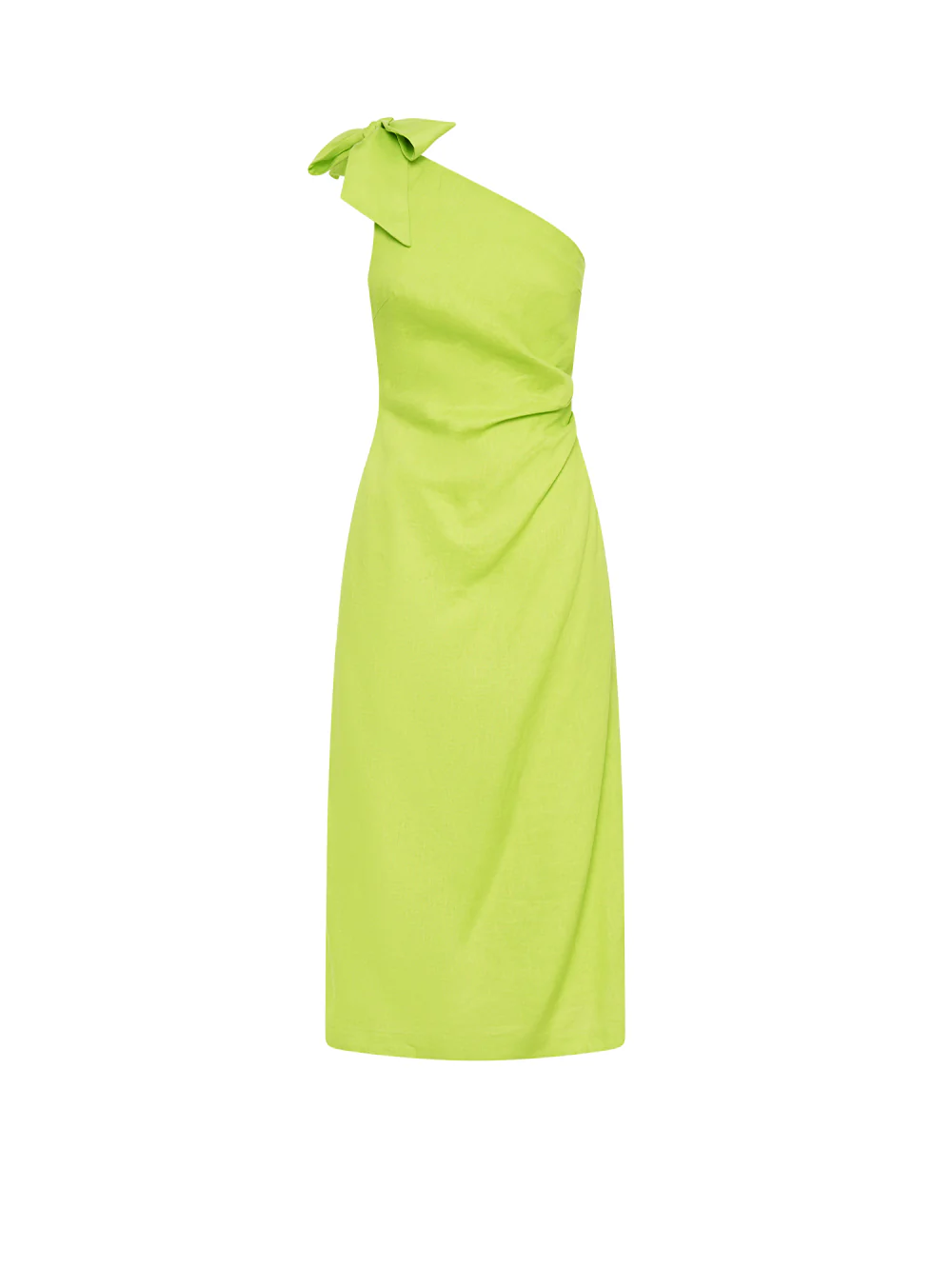 Addison Midi Dress - Lime - Image 9