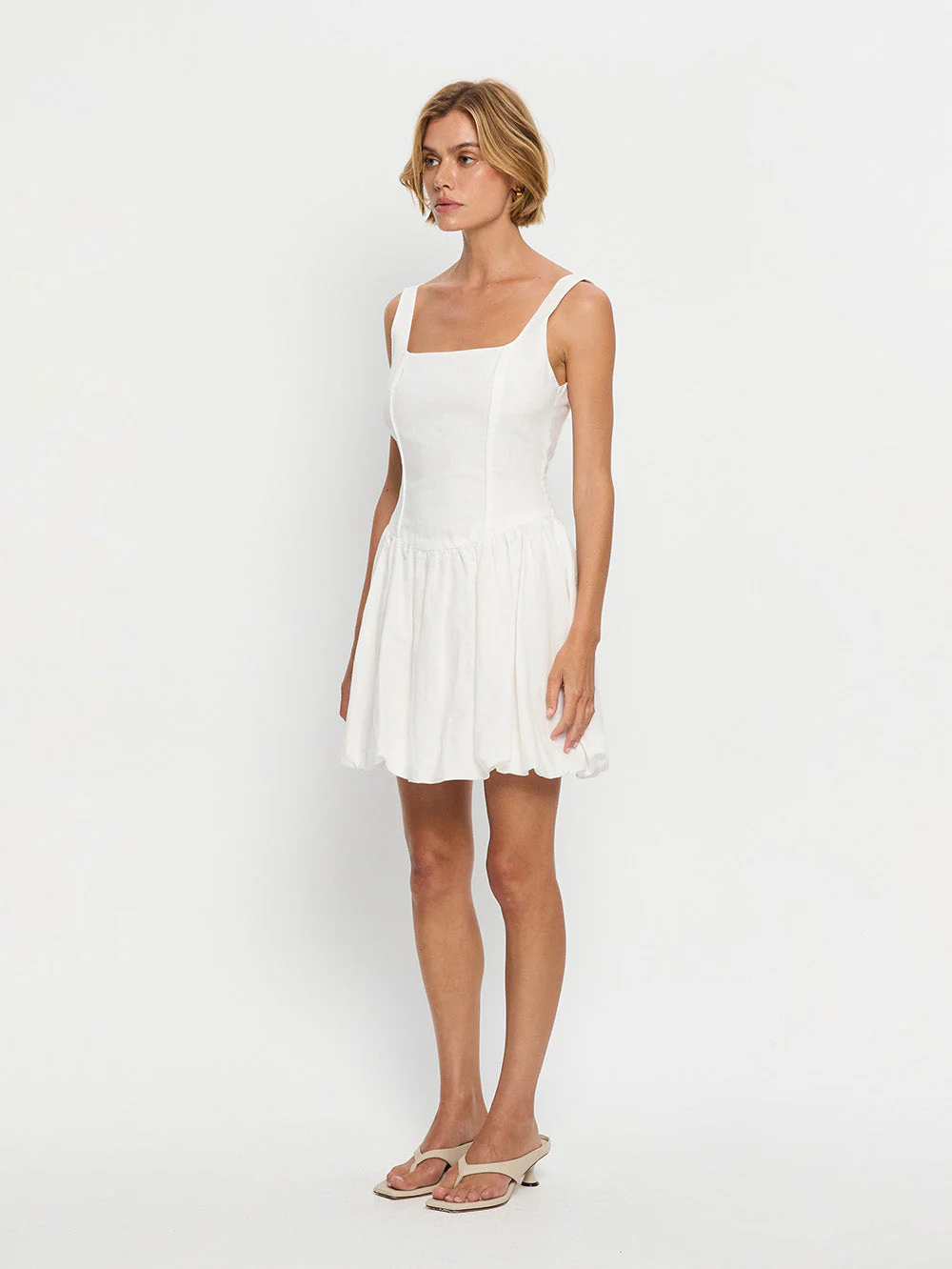 Akari Mini Dress - Ivory - Image 3