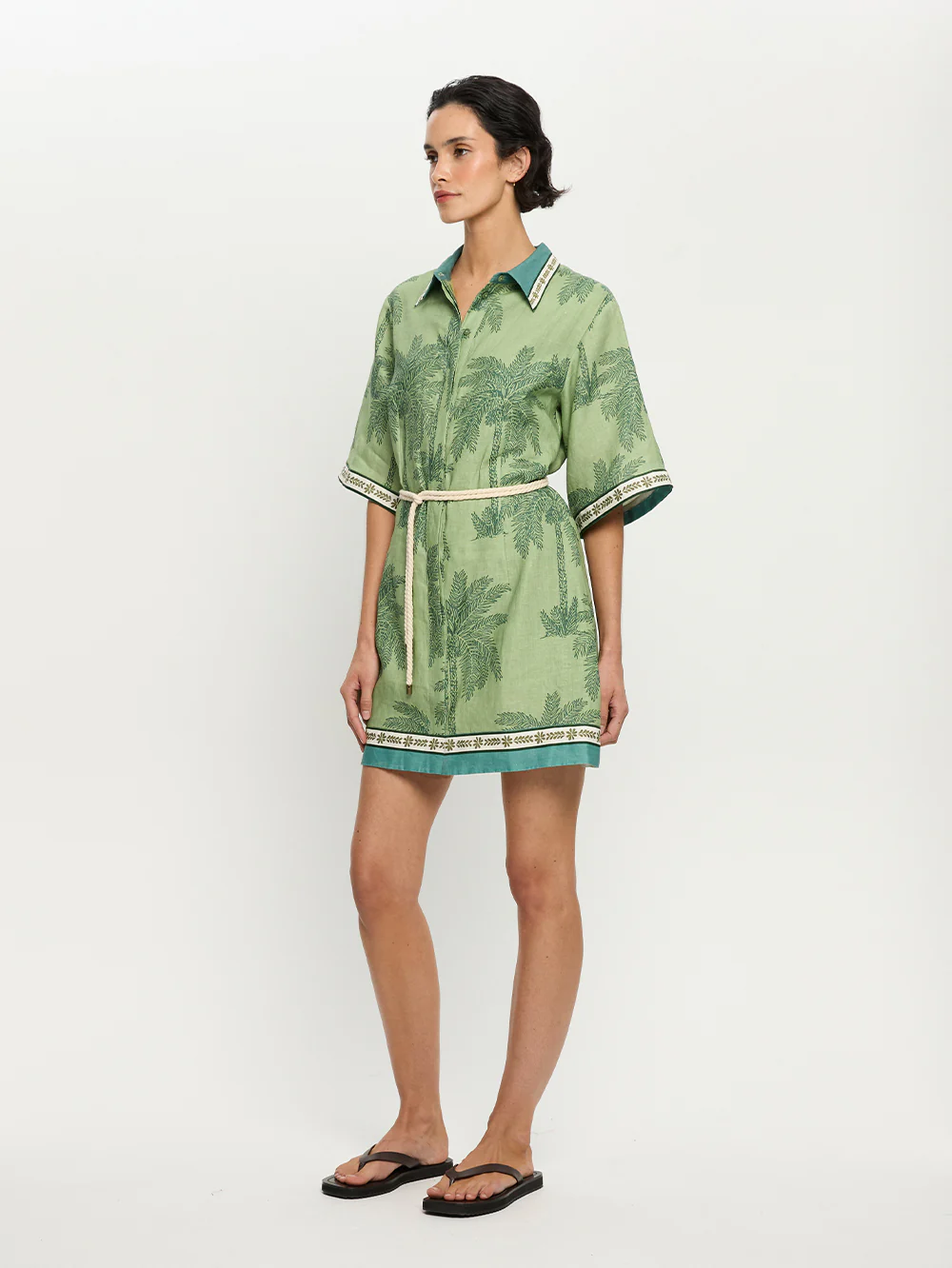 Alani Mini Shirt Dress - Image 2