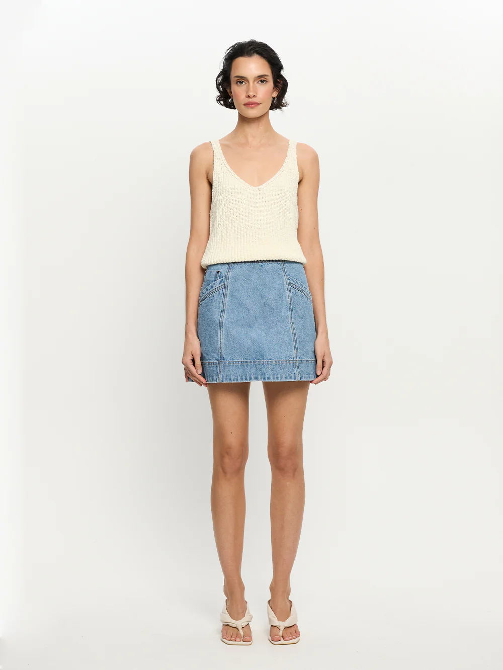 Alba Denim Mini Skirt