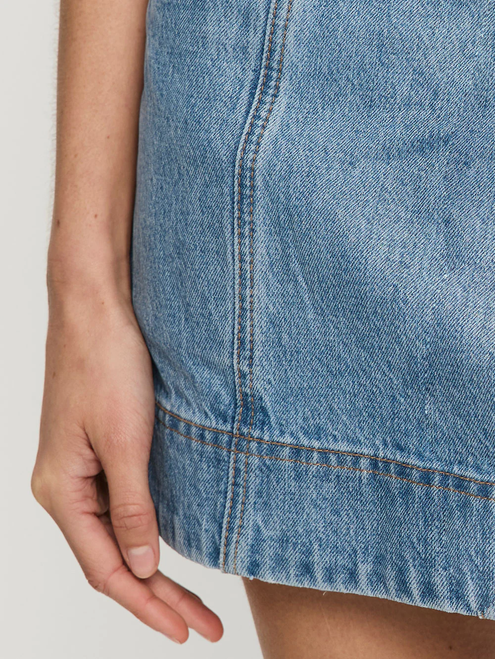Alba Denim Mini Skirt - Image 4