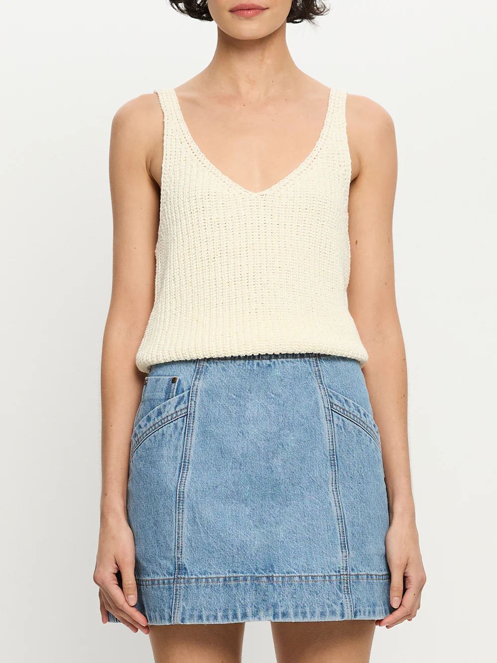 Alba Denim Mini Skirt - Image 5