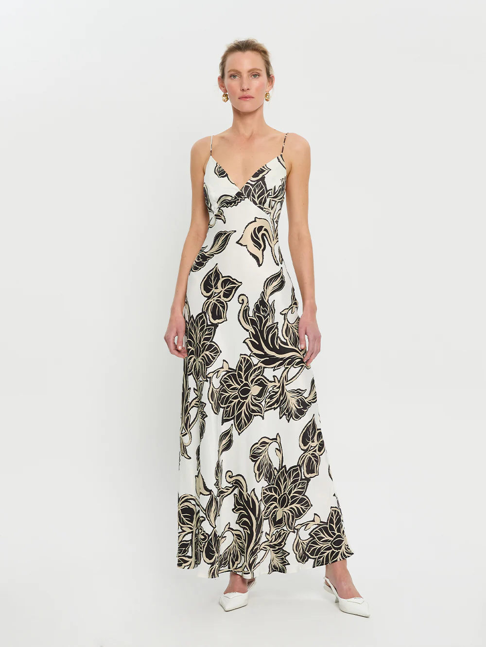 Alma Bias Maxi Dress - Image 3