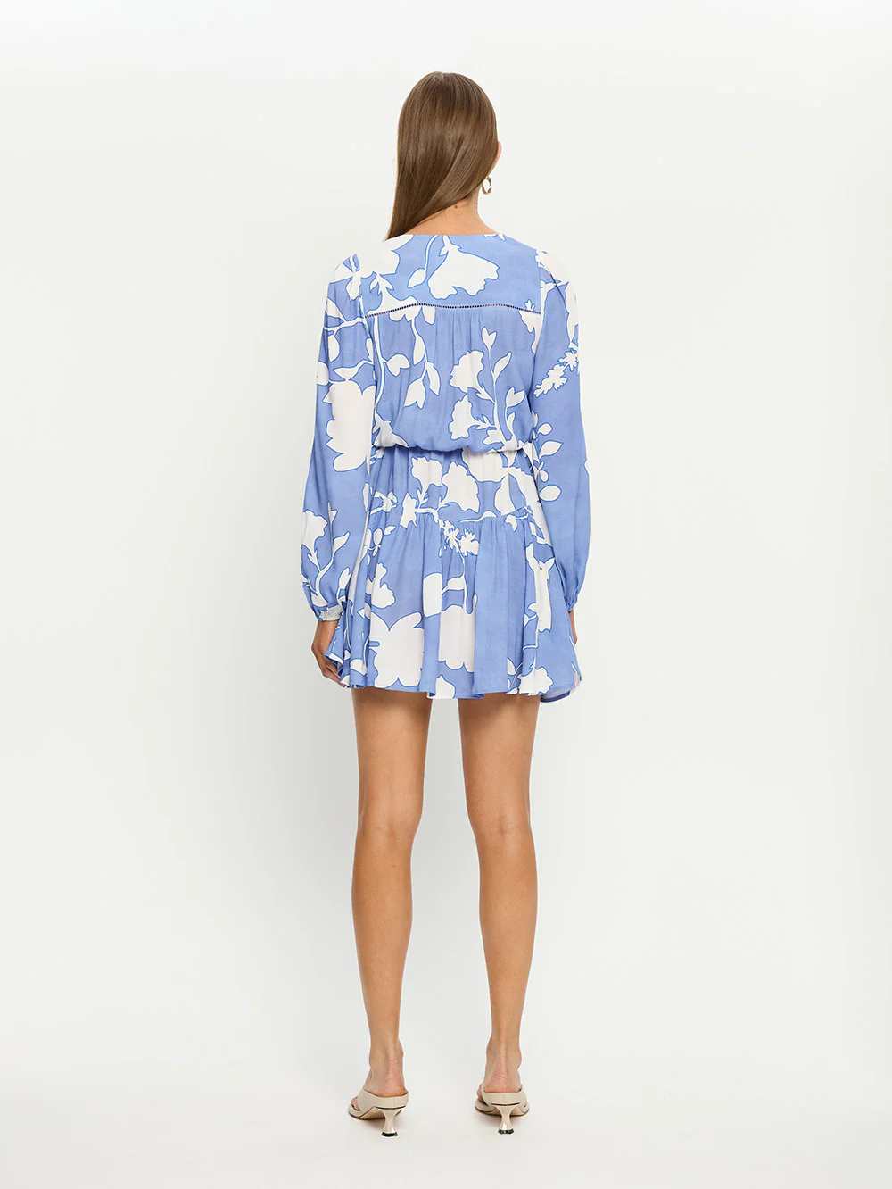 Amelie Tie Front Mini Dress - Image 3