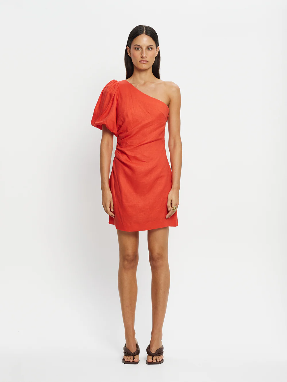Anais One Shoulder Mini Dress - Image 2