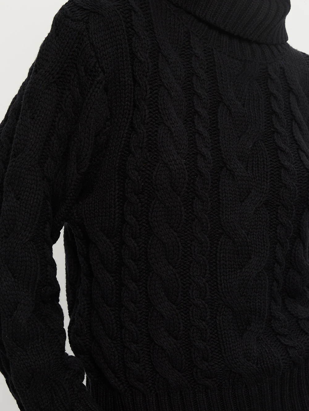 Anya Roll Neck Knit Sweater - Image 5