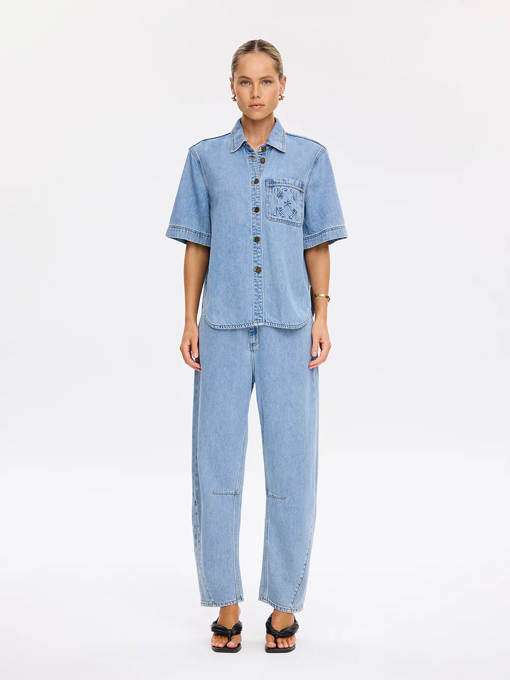 Ariana Denim Shirt - Image 4
