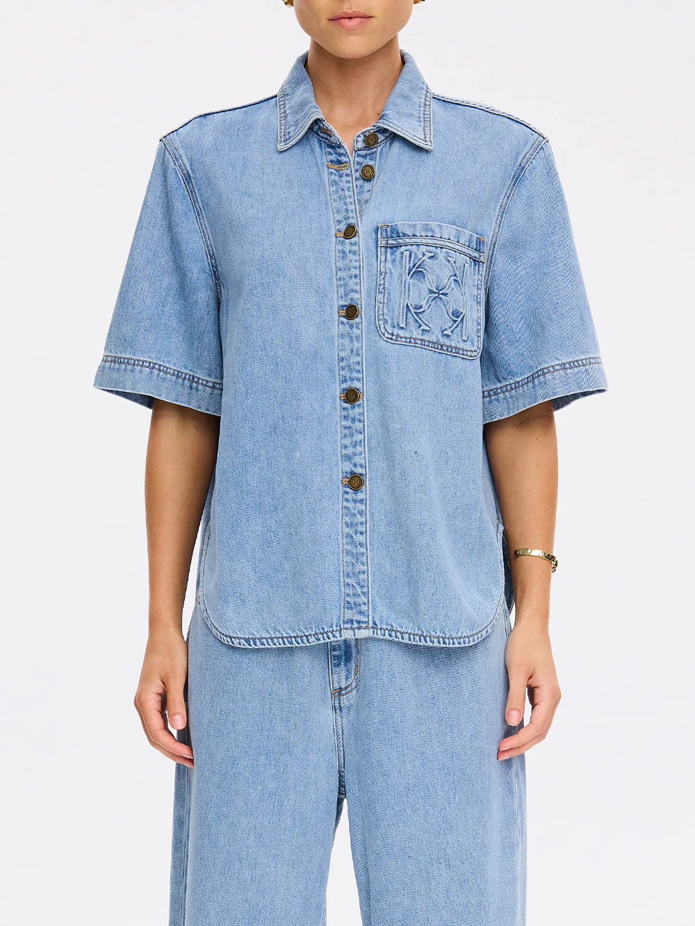 Ariana Denim Shirt - Image 5