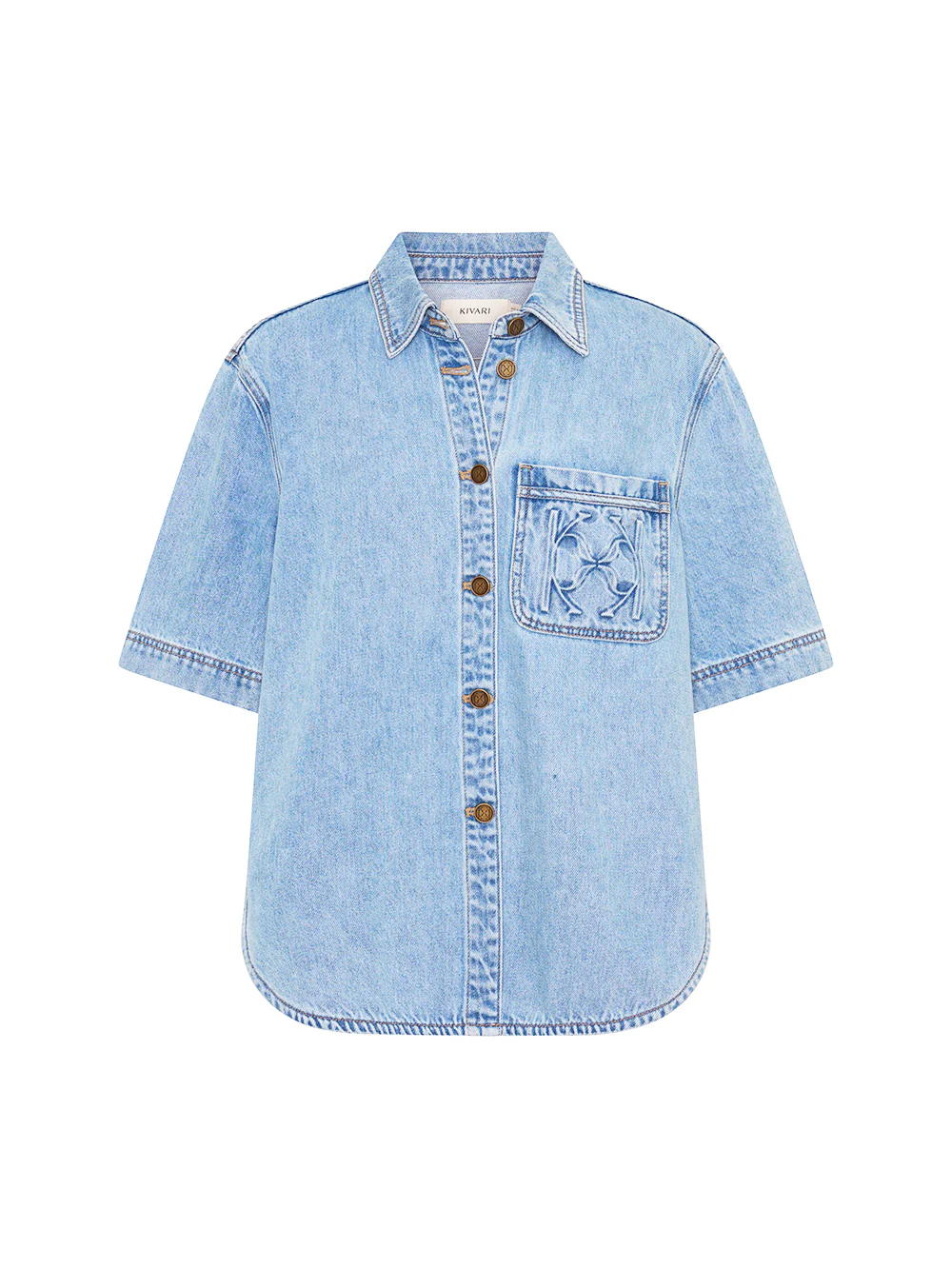 Ariana Denim Shirt - Image 7