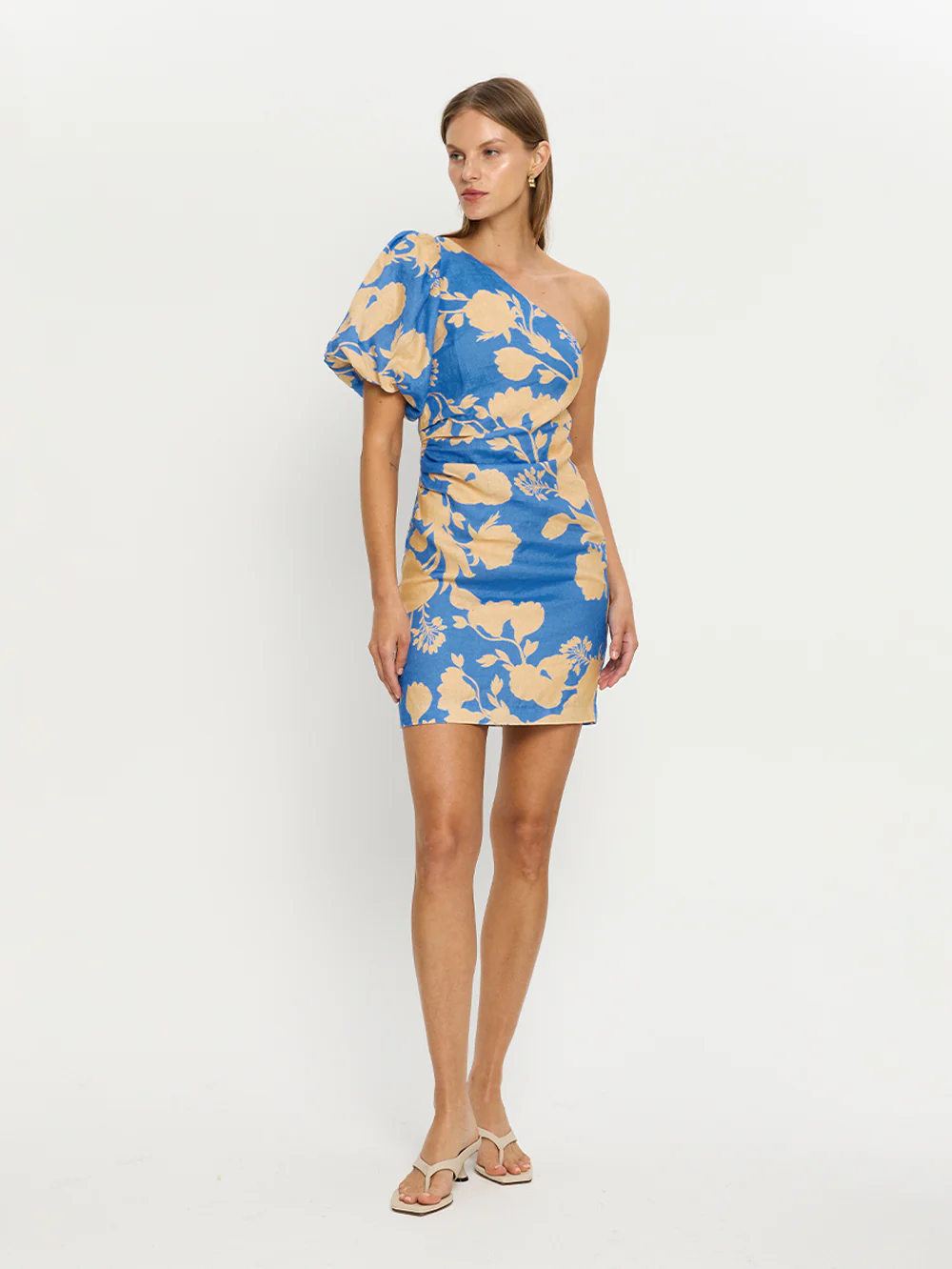 Aurora One Shoulder Mini Dress - Image 3