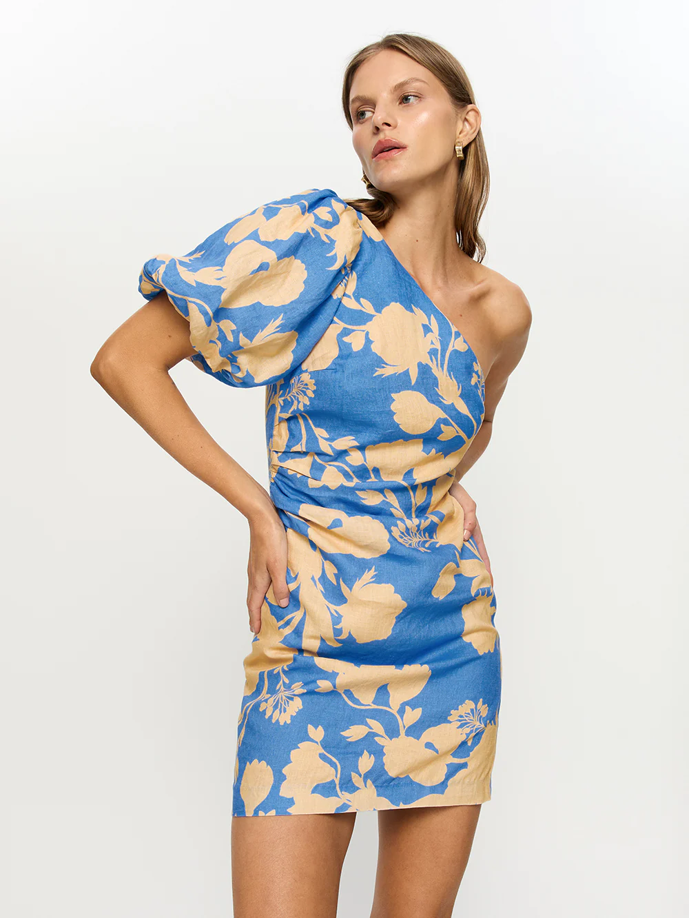Aurora One Shoulder Mini Dress - Image 6