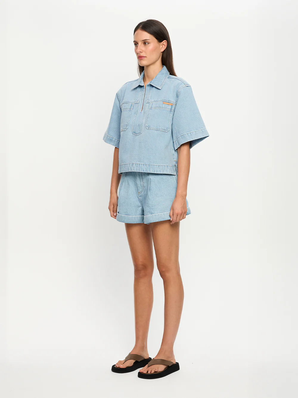 Avery Denim Top - Image 2