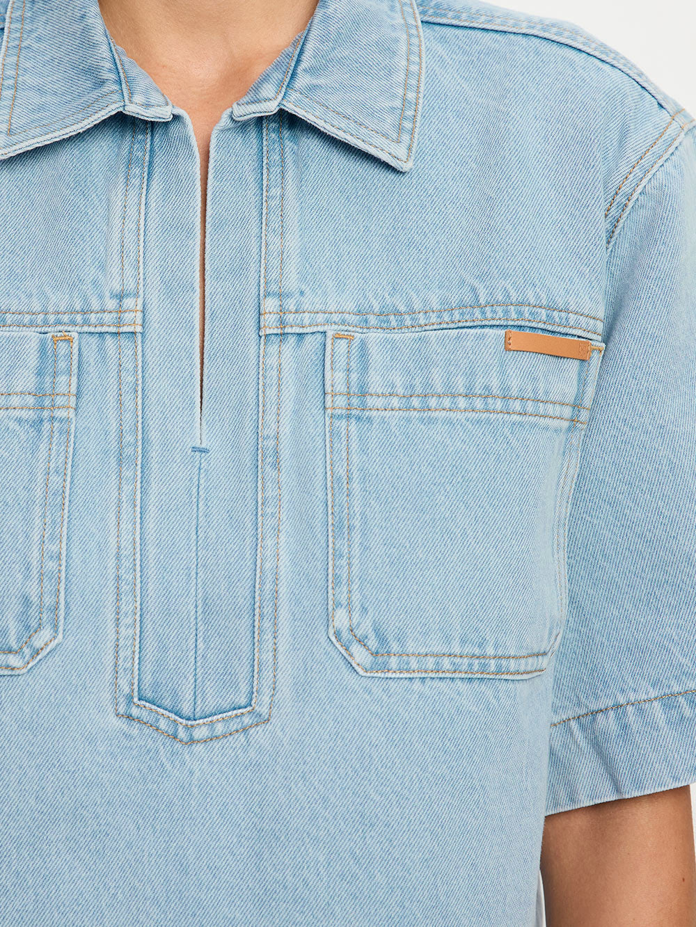 Avery Denim Top - Image 4