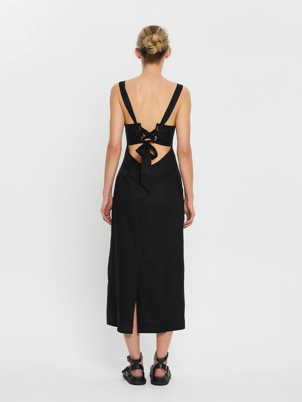 Azarea Tie Back Midi Dress - Image 3