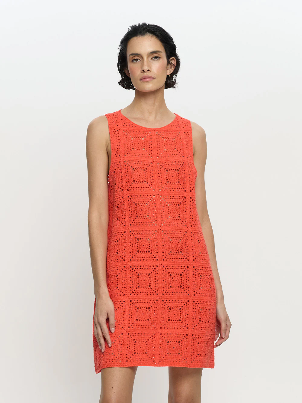 Brenna Crochet Mini Dress
