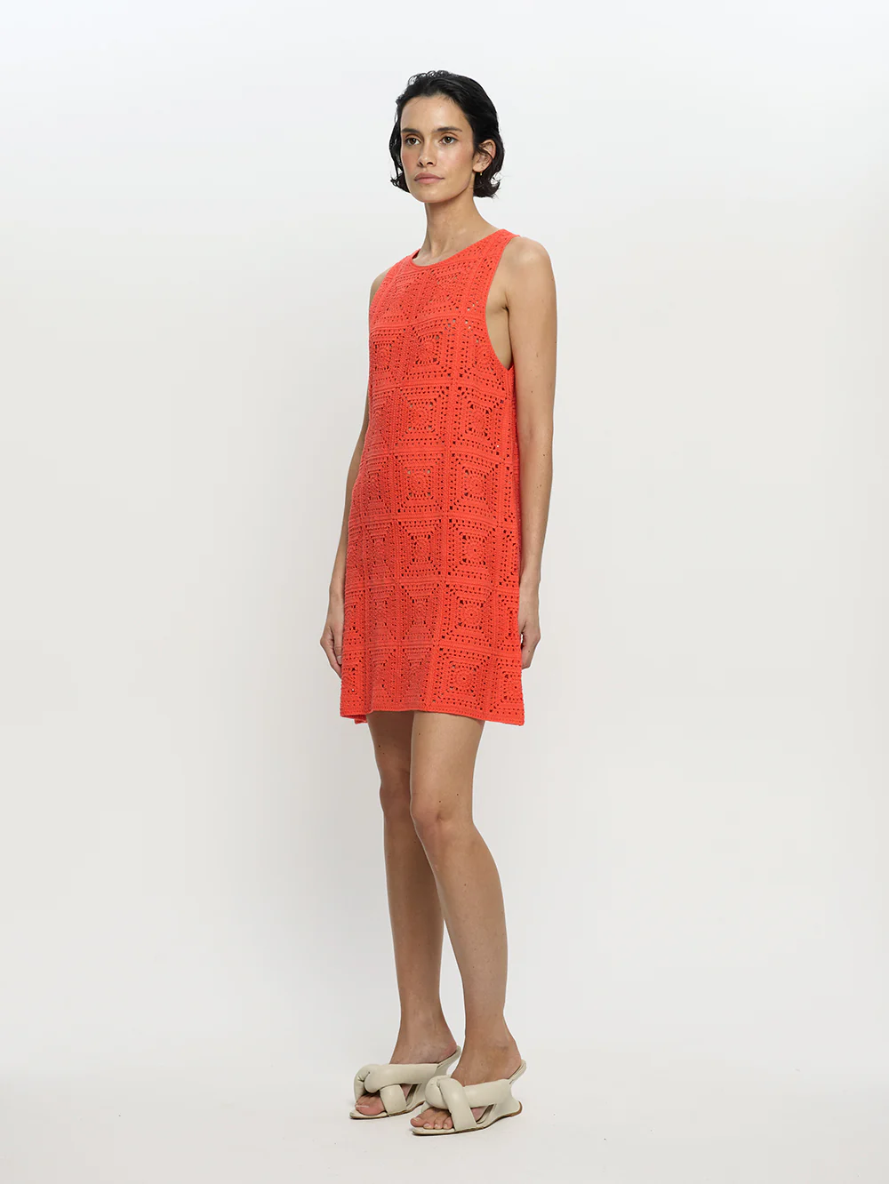Brenna Crochet Mini Dress - Image 3