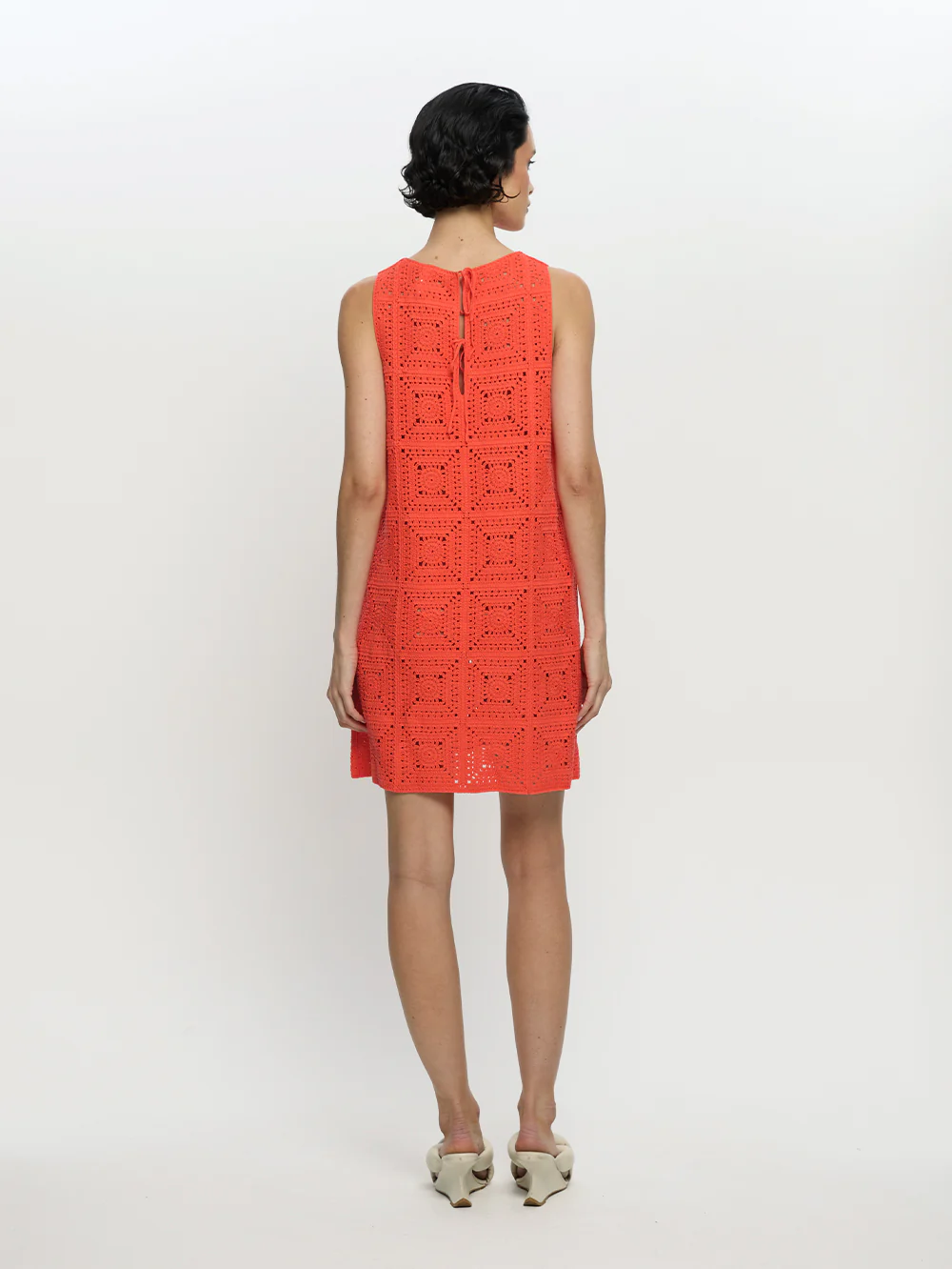 Brenna Crochet Mini Dress - Image 4