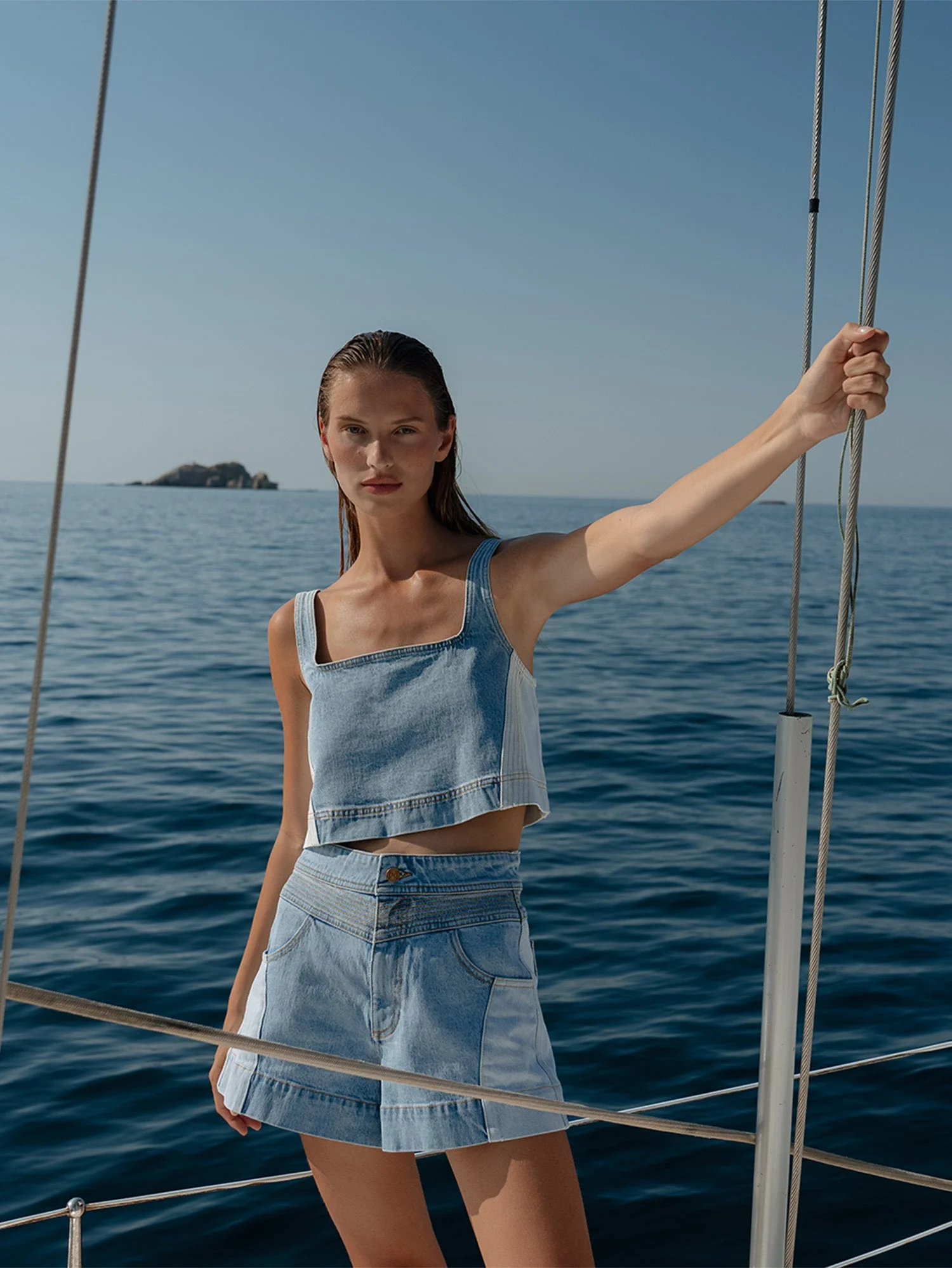 Carla Denim Short