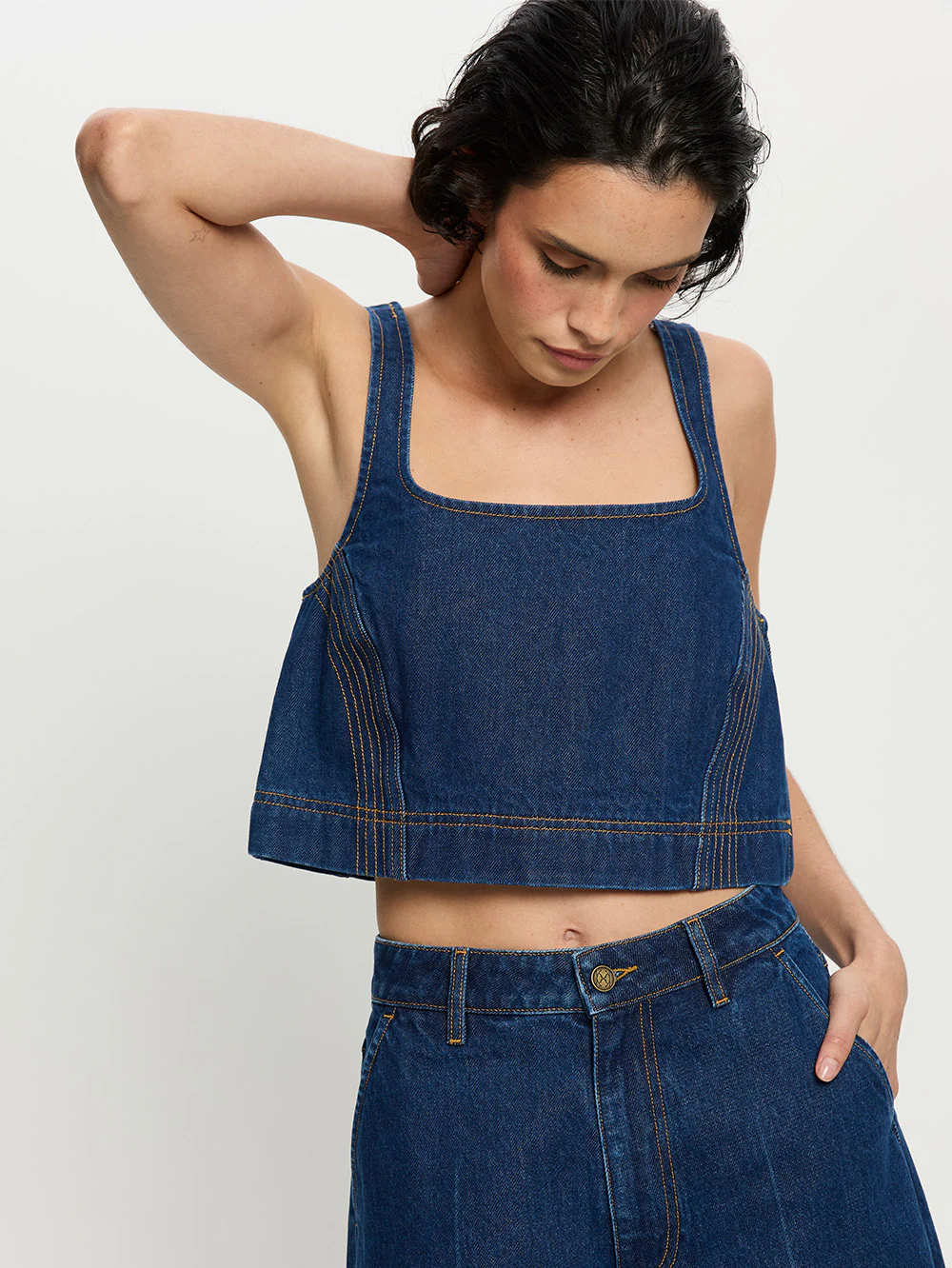 Carla Denim Top - Image 7