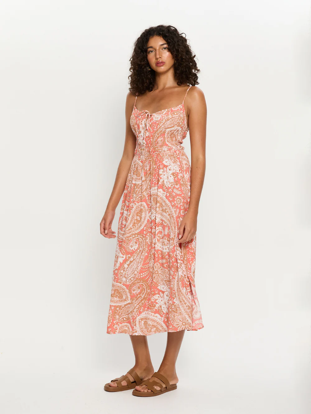Casablanca Strappy Midi Dress - Image 3