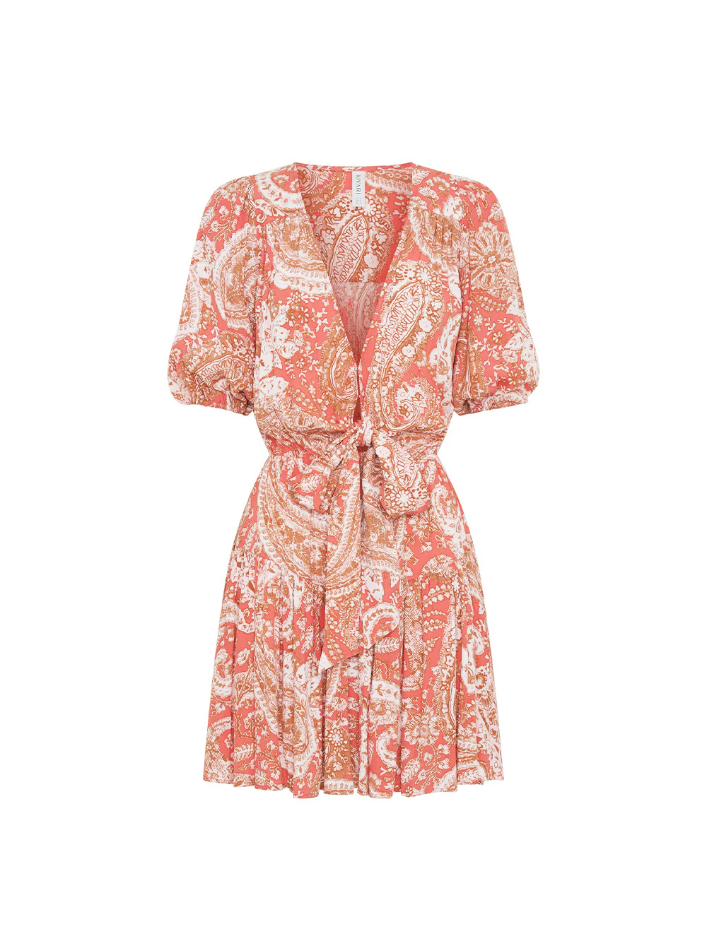 Casablanca Tie Front Mini Dress - Image 7