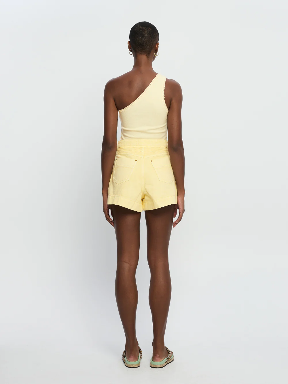 Celene Denim Short - Butter - Image 5