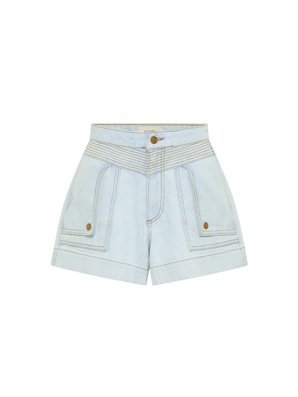Celene Denim Short - Pale Blue - Image 8