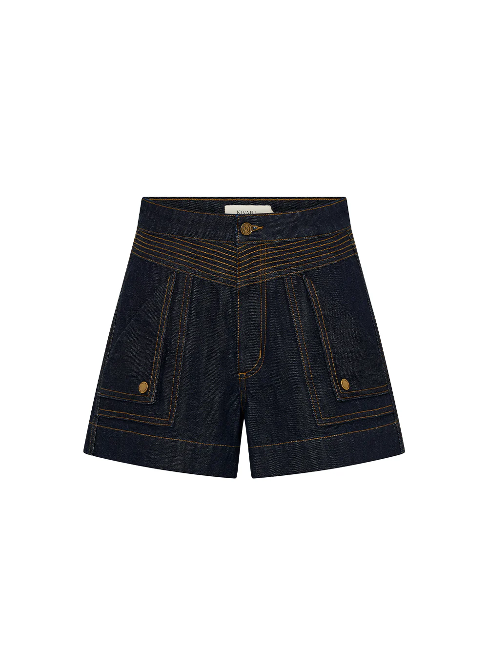 Celene Denim Short - Raw Indigo - Image 7