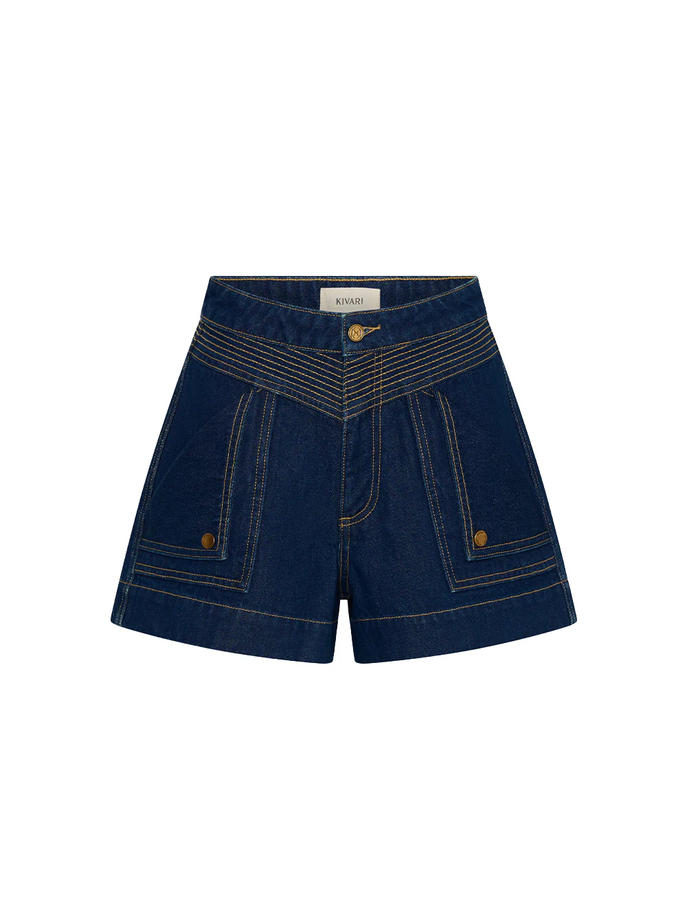 Celene Denim Short - Dark Indigo - Image 7