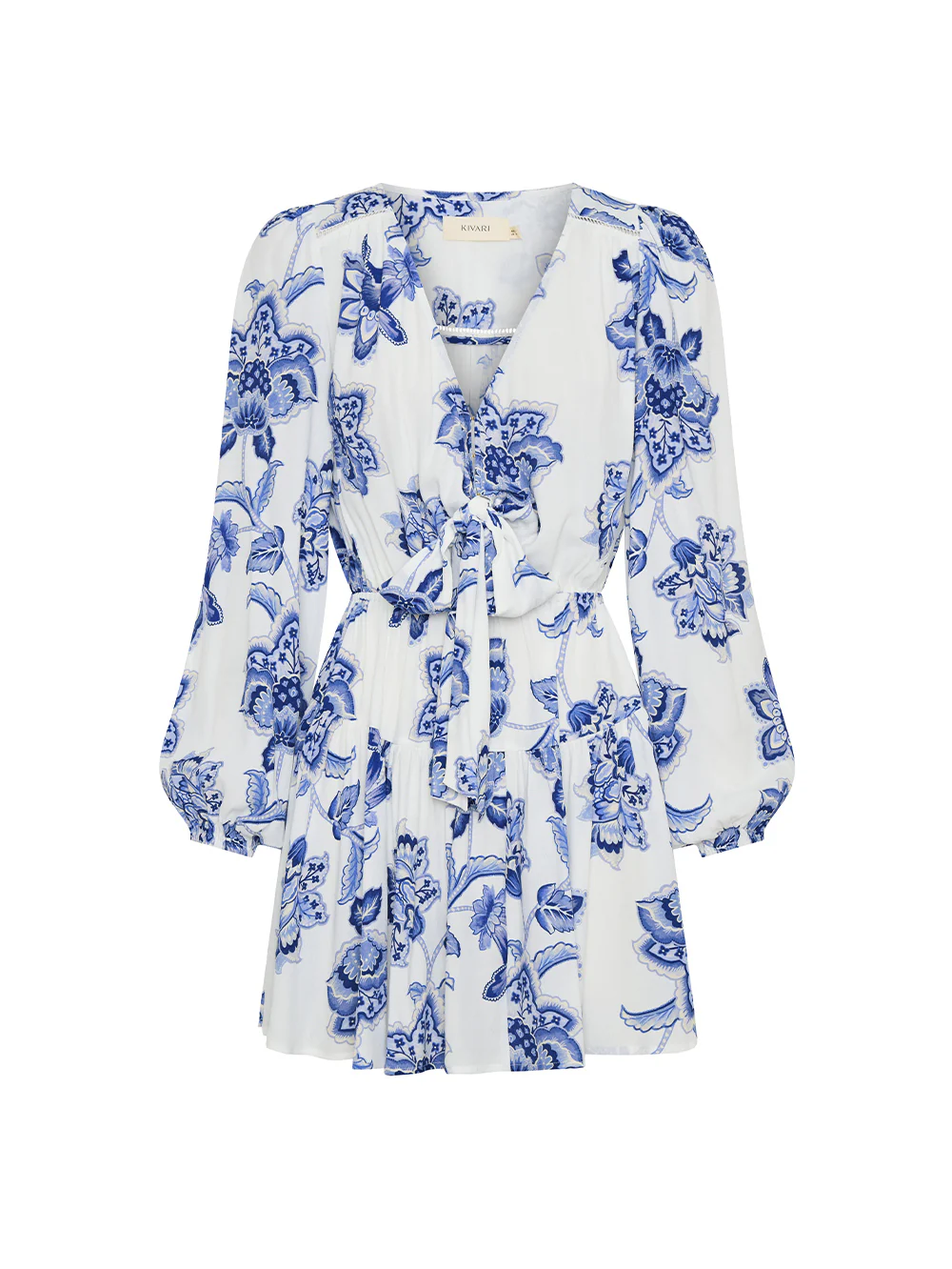 Chiara Tie Front Mini Dress - Image 8