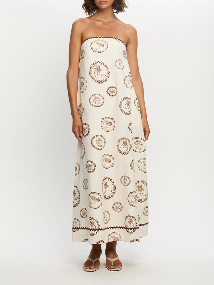 Ciao Strapless Maxi Dress - Image 6