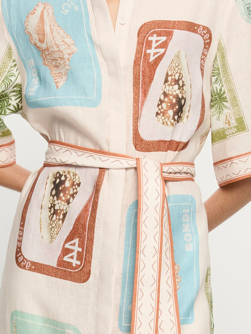 Coastline Shirt Midi Dress - Image 6