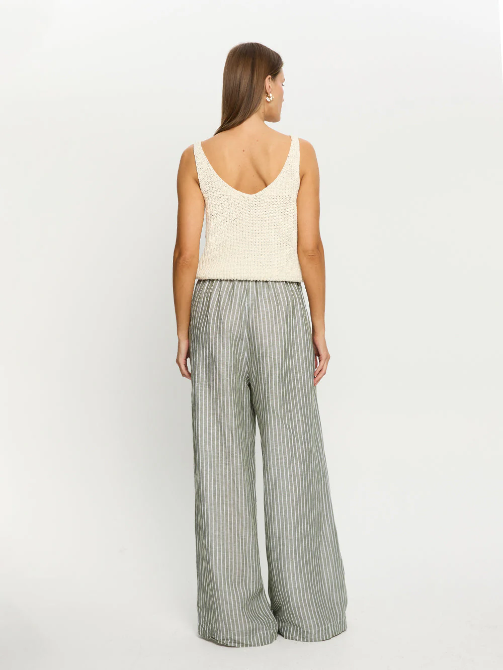 Elara Pant - Green Stripe - Image 5