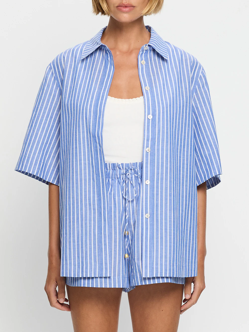 Elara Shirt - Ocean Stripe - Image 4