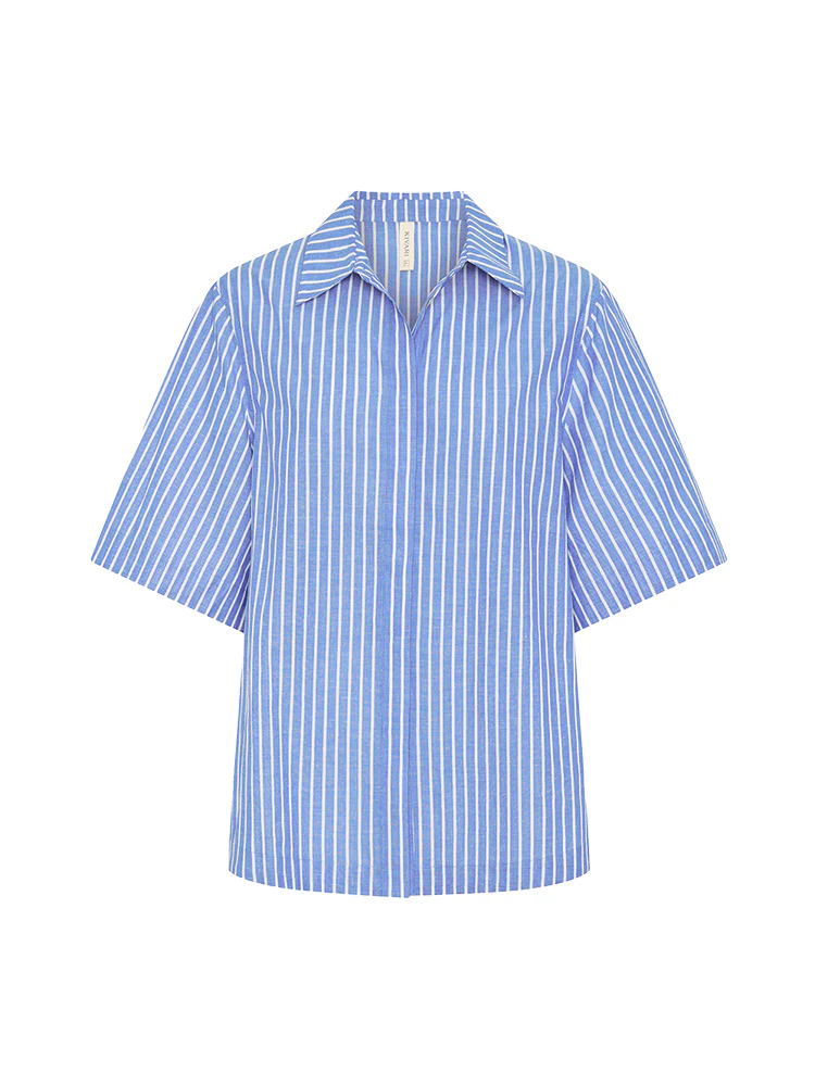 Elara Shirt - Ocean Stripe - Image 7