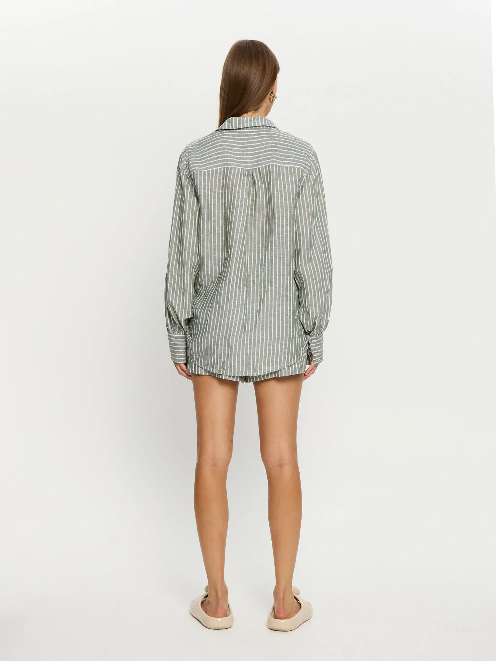Elara Short - Green Stripe - Image 6