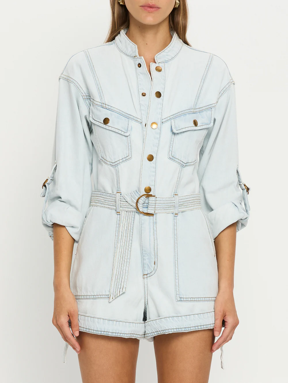 Elena Playsuit - Pale Blue - Image 2