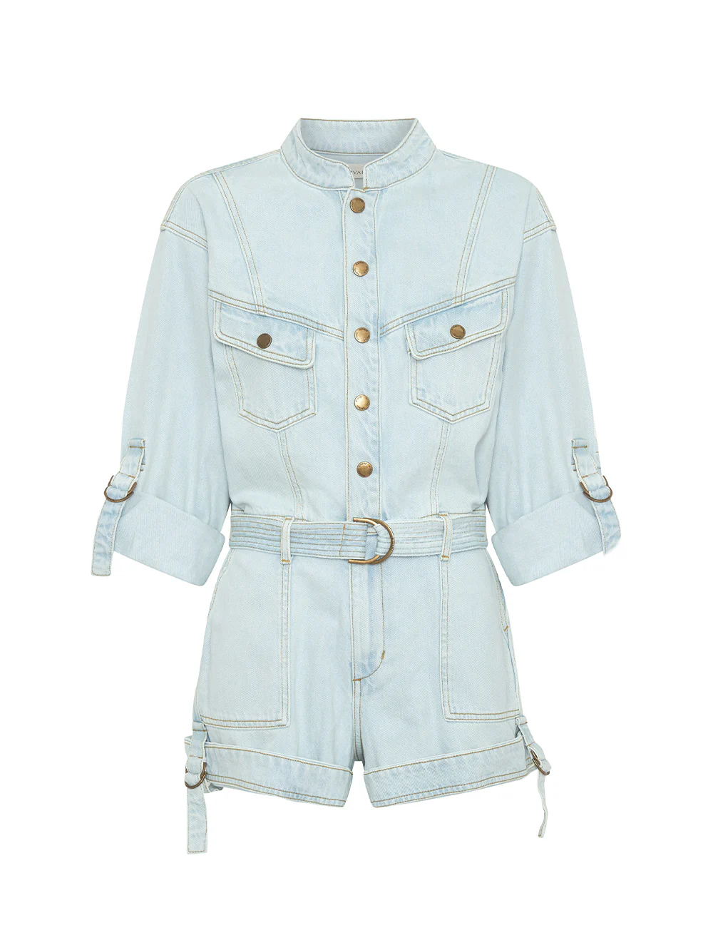 Elena Playsuit - Pale Blue - Image 7