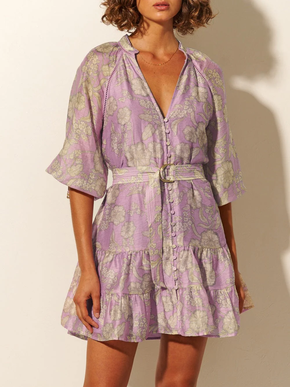 Elzette Babydoll Mini Dress - Image 2