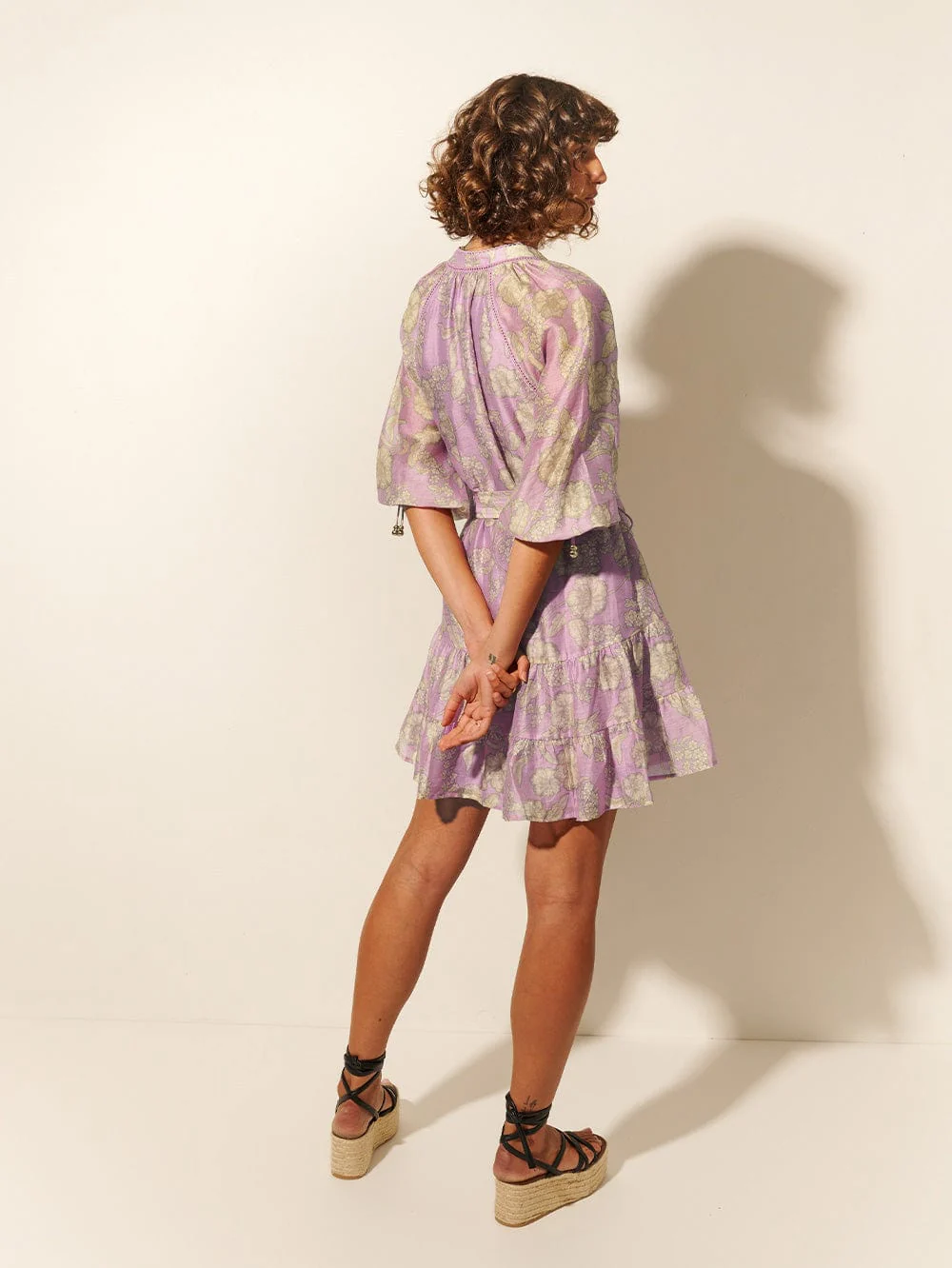 Elzette Babydoll Mini Dress - Image 5