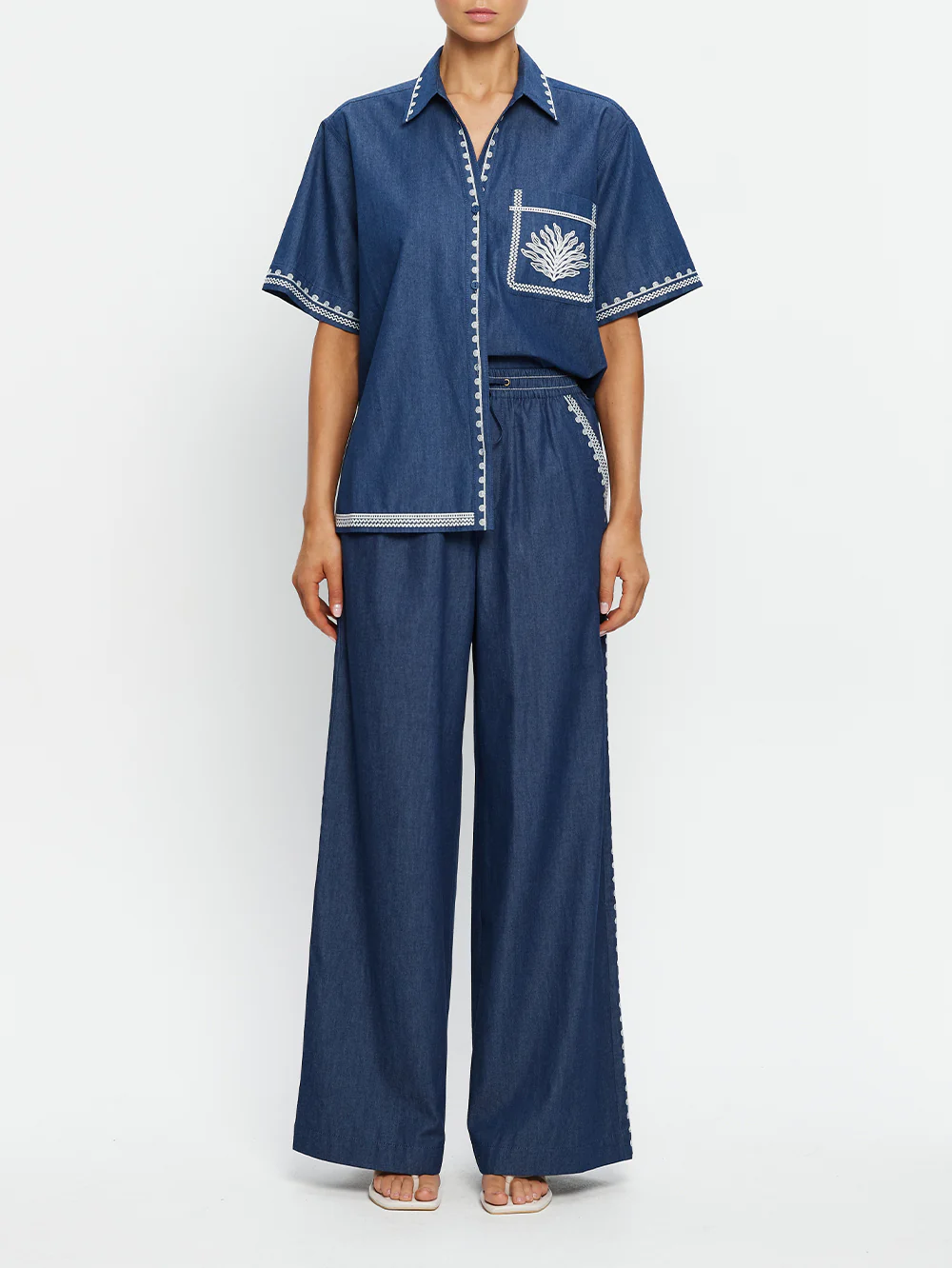 Emile Chambray Pant - Image 5