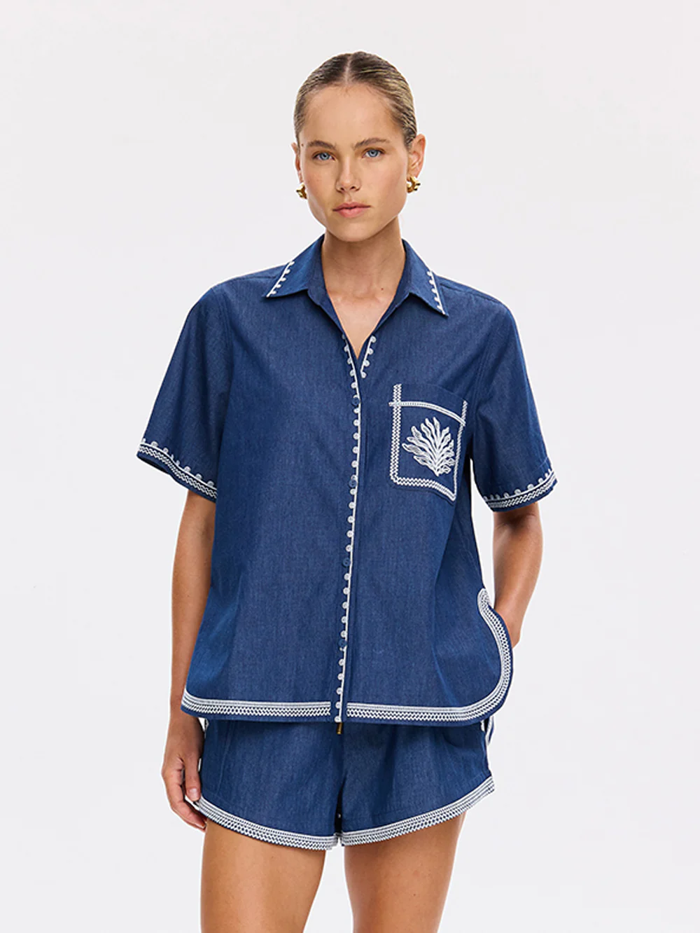 Emile Chambray Shirt - Image 7