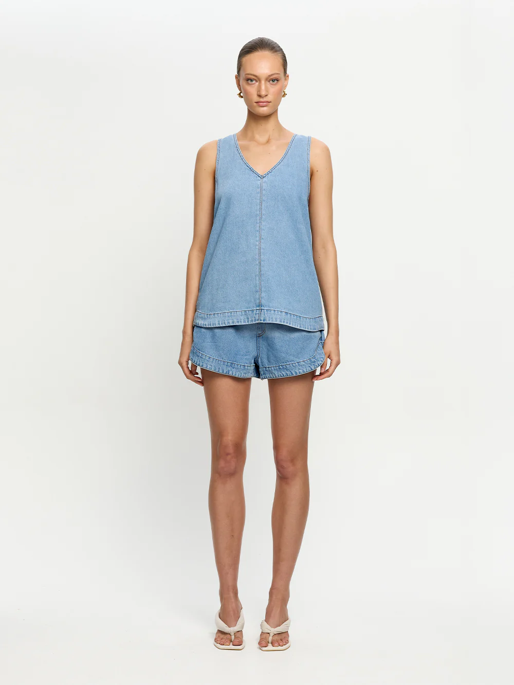 Emilie Denim Top - Image 2