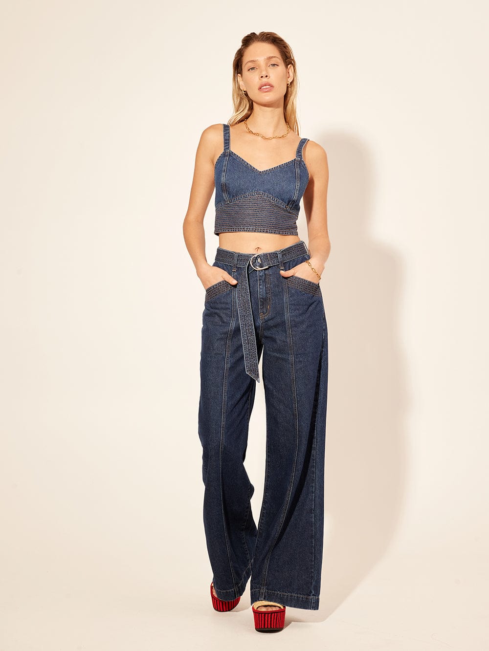 Emily Denim Top - Image 3