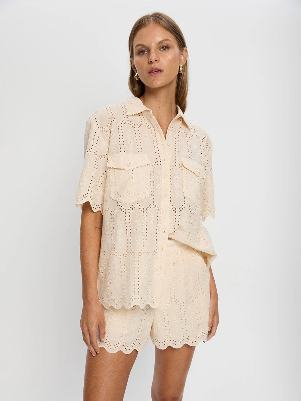 Estelle Shirt - Cream - Image 6