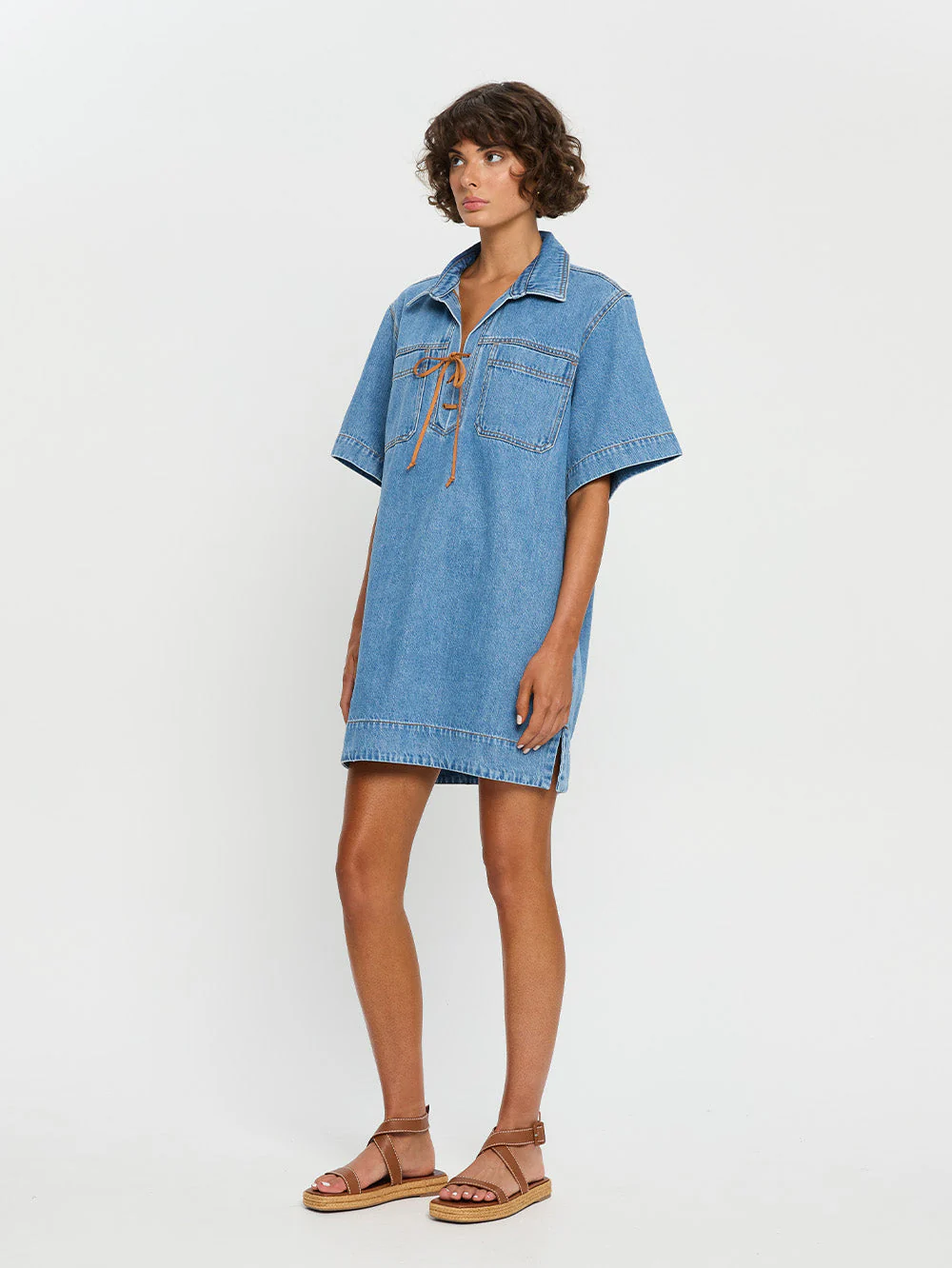 Evie Denim Dress - Image 2