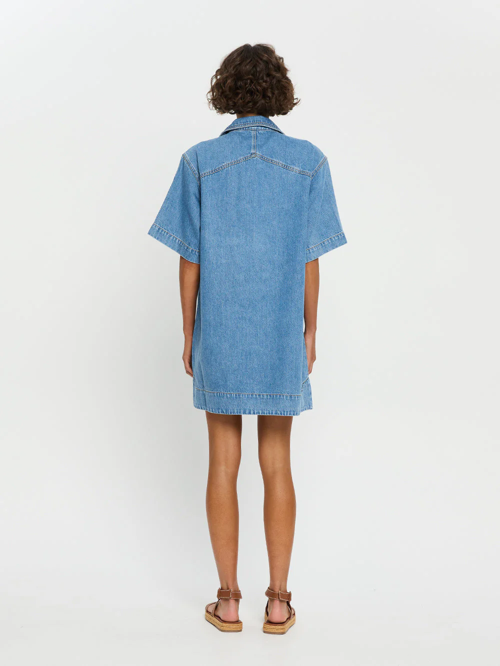 Evie Denim Dress - Image 3