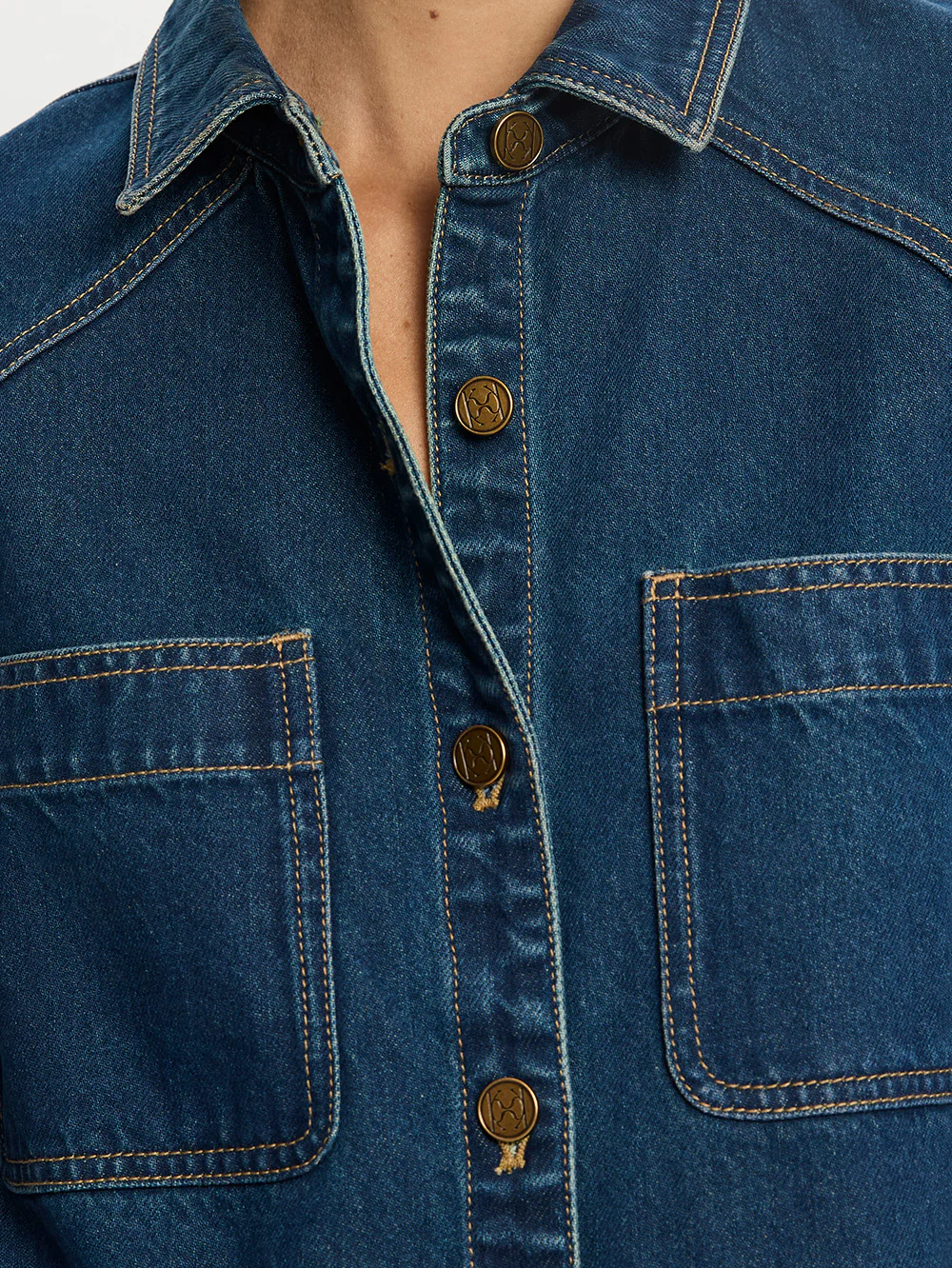 Evie Denim Shirt - Image 4