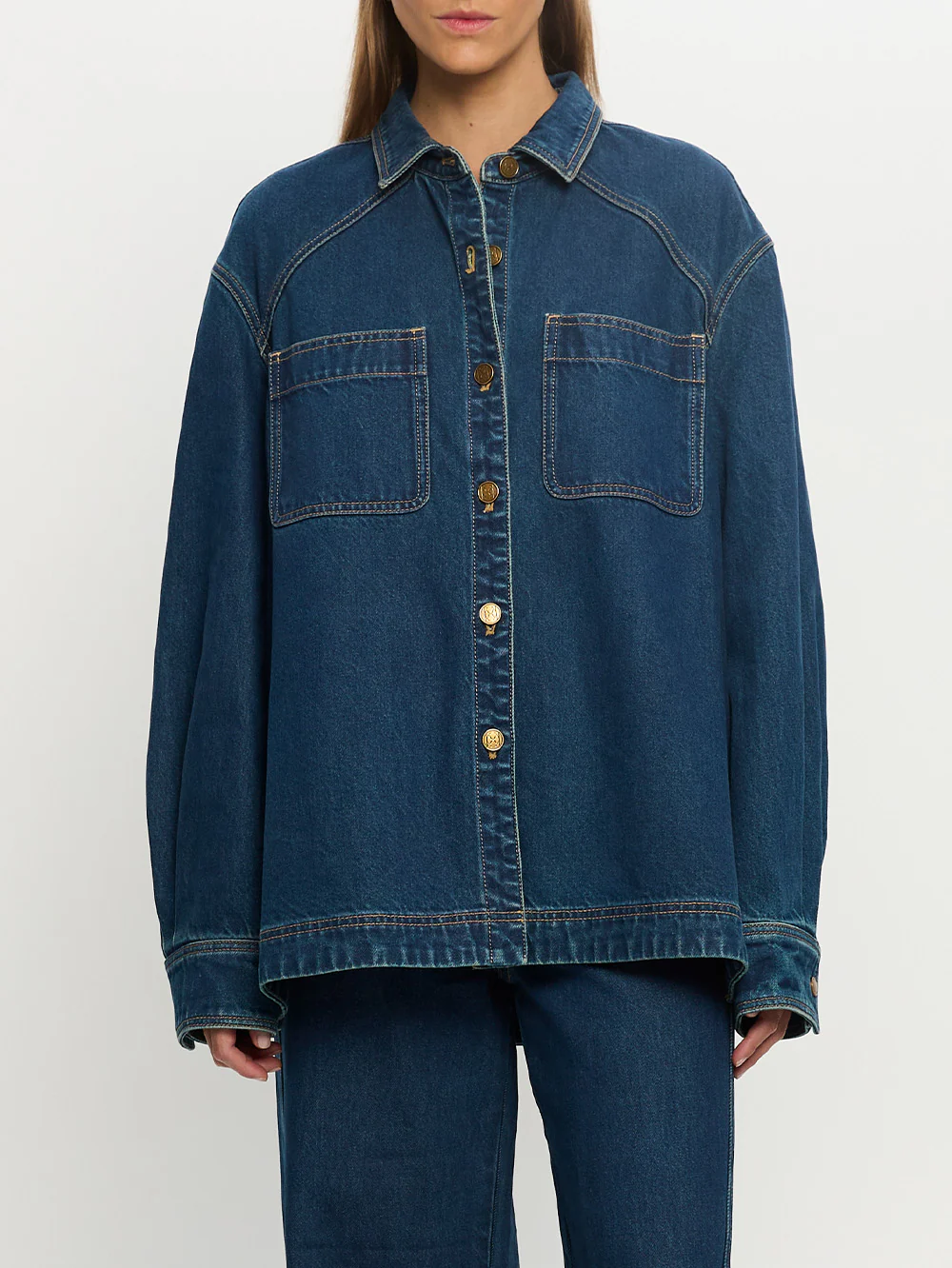 Evie Denim Shirt - Image 6