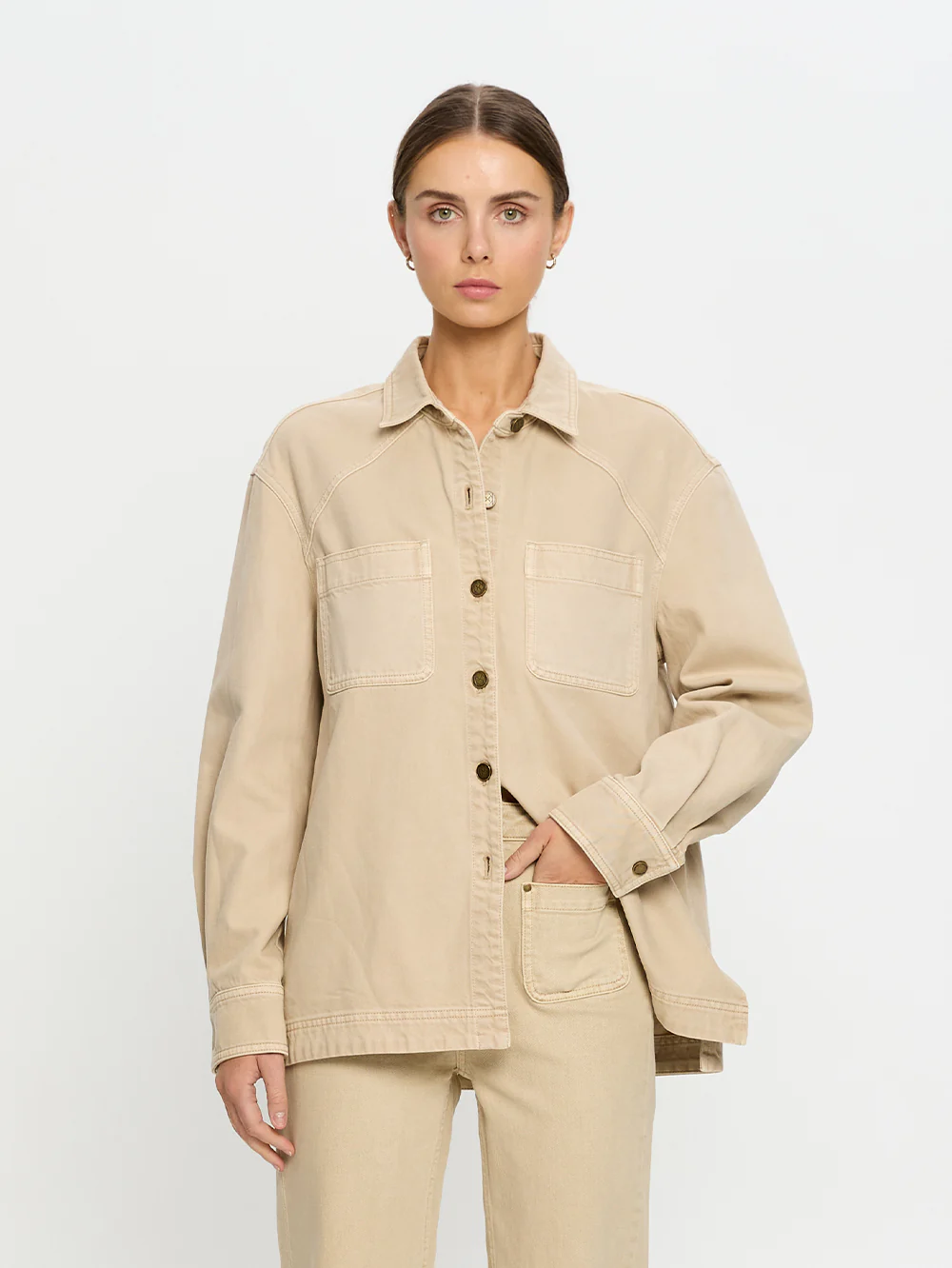 Evie Denim Shirt - Image 2